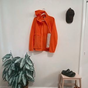 REI Womens Orange Windbreaker